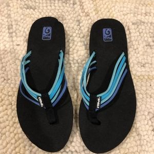 New Teva Sandals Black / Blue Size 9 Women’s